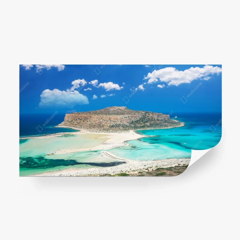 Fototapete Balos strand und türkislagune