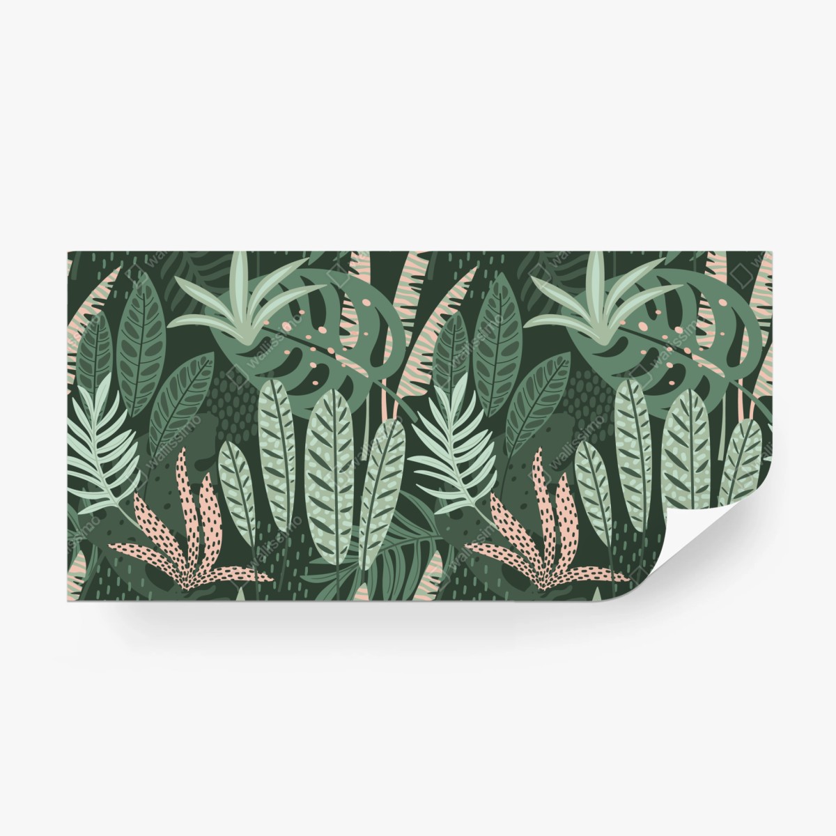 Fototapete tropisches blattmuster – Wallnifity®