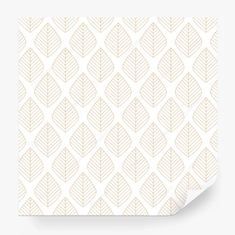 Fototapete vintage botanisches blumenmuster in gelb und grau – Wallnifity®