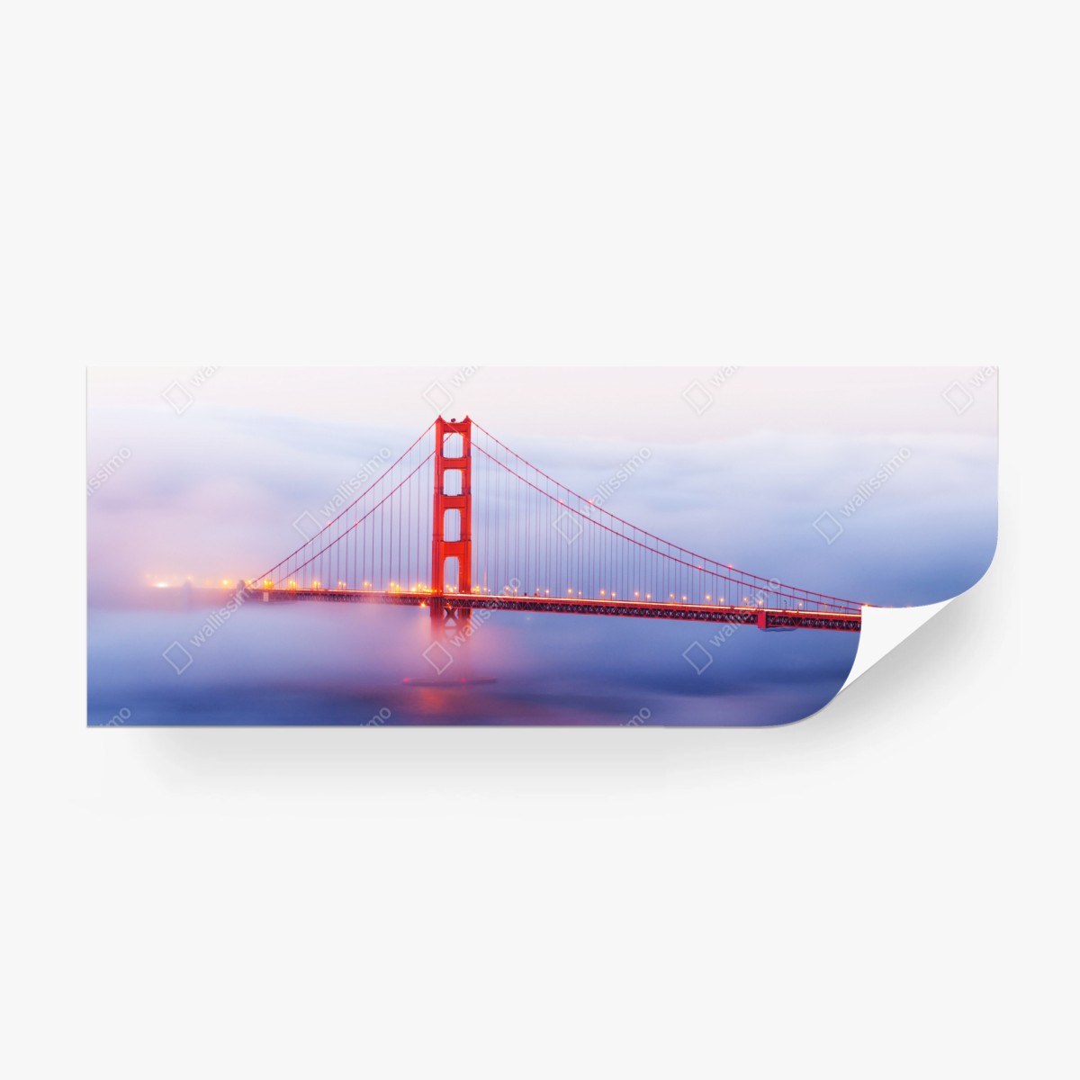 Fototapete Golden Gate brücke im nebel – Wallnifity®