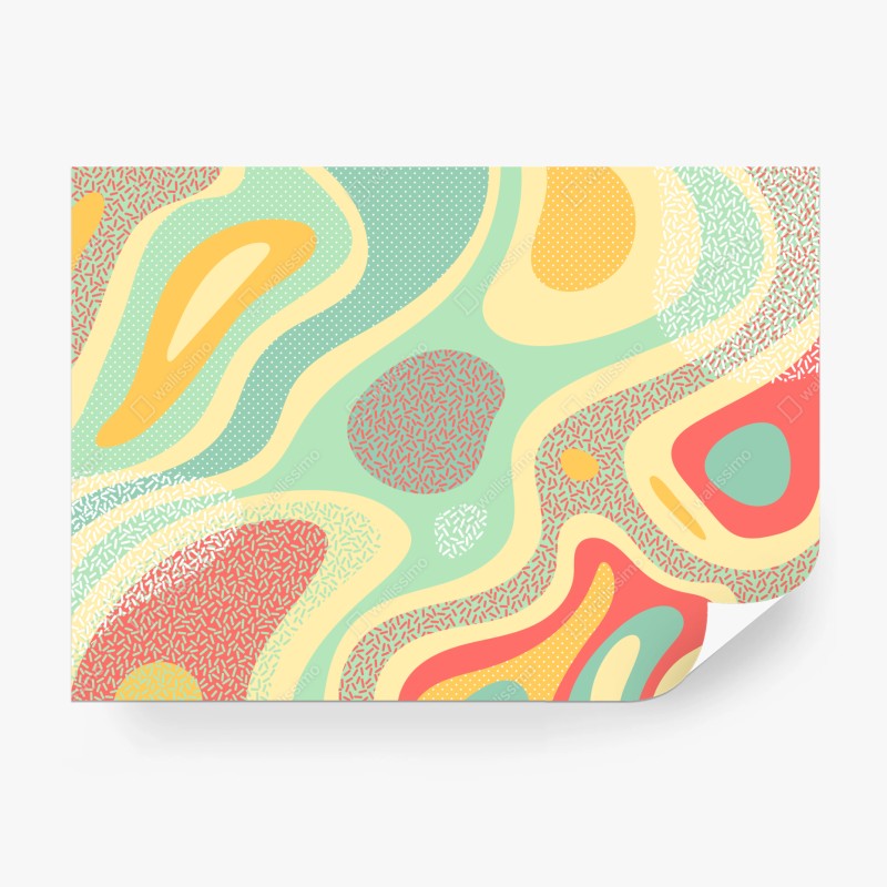 Fototapete nebliger tannenwald – Wallnifity®