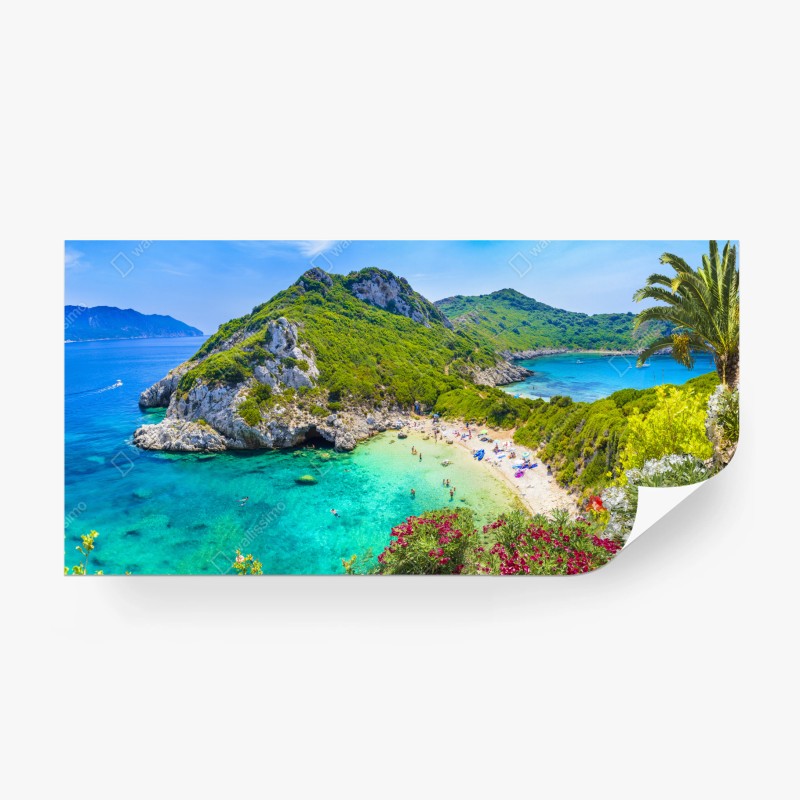 Fototapete grüne marmortextur – Wallnifity®