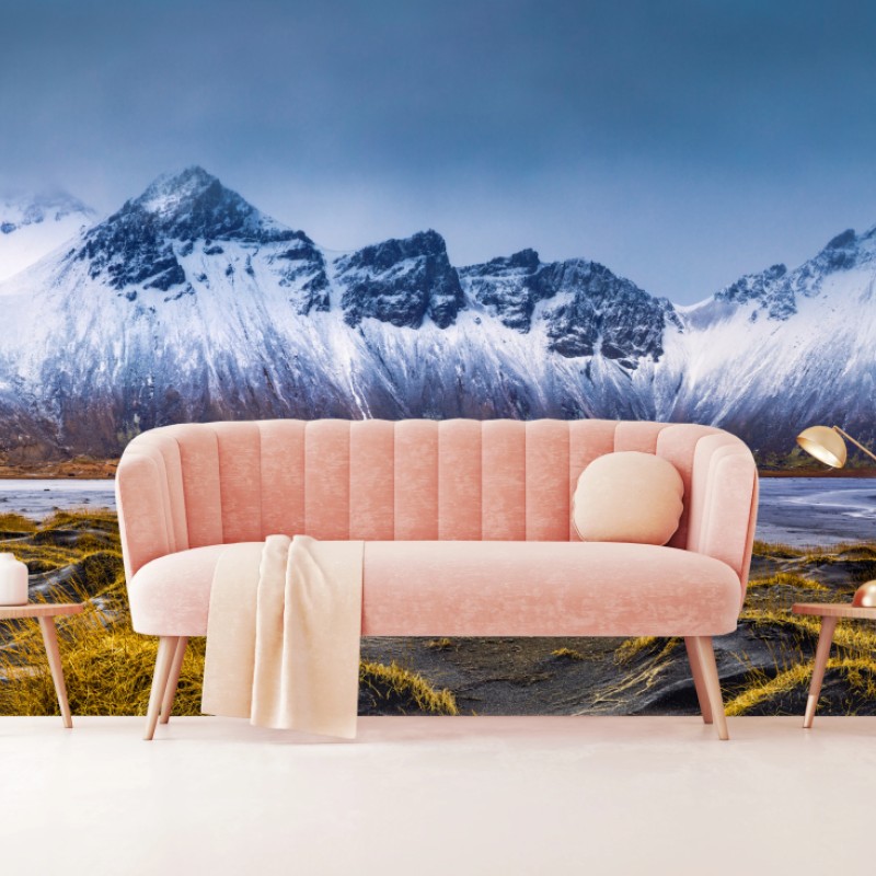 Fototapete panorama Vestrahorn bei Stokksnes – Wallnifity®