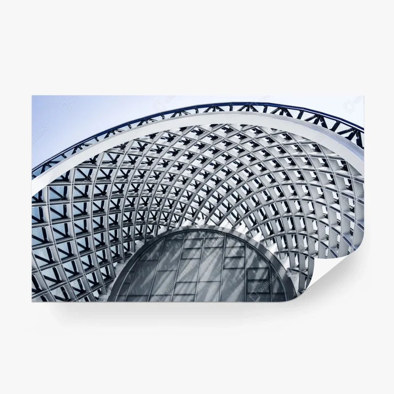 Fototapete geometrischer bogen moderner architektur