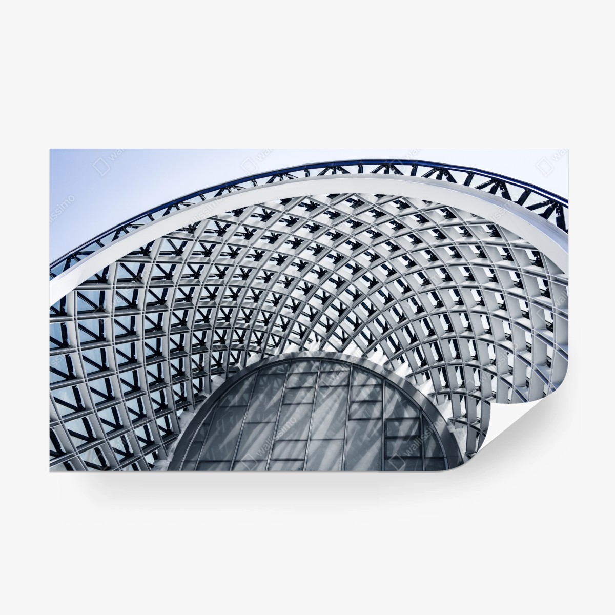 Fototapete geometrischer bogen moderner architektur – Wallnifity®