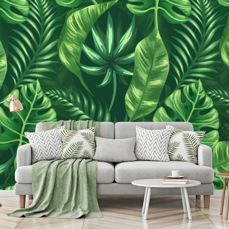 Fototapete tropisches monstera blattmuster – Wallnifity® Fototapete tropisches monstera blattmuster – Wallnifity®