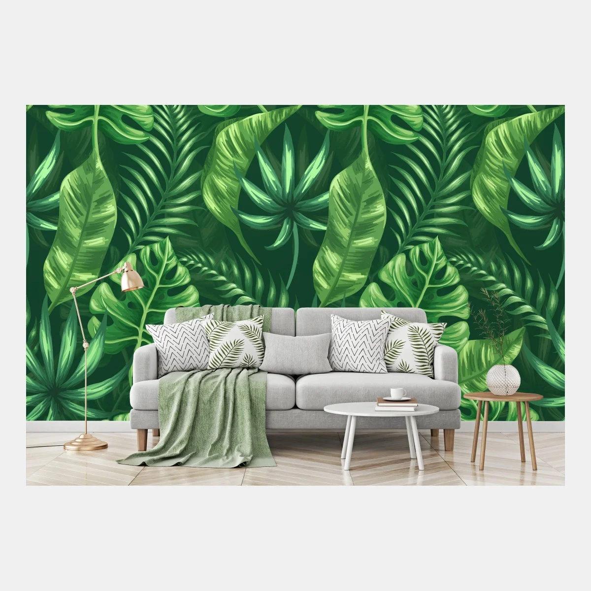 Fototapete tropisches monstera blattmuster – Wallnifity® Fototapete tropisches monstera blattmuster – Wallnifity®