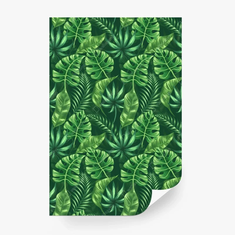 Fototapete tropisches monstera blattmuster – Wallnifity® Fototapete tropisches monstera blattmuster – Wallnifity®
