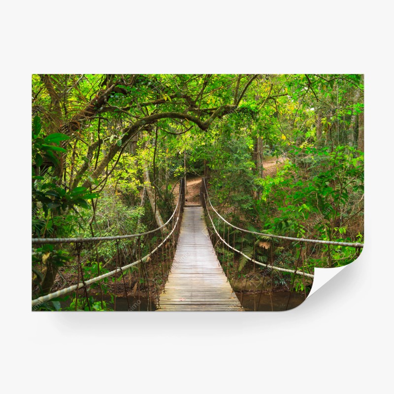 Fototapete tropischer strand mit palmen und türkisfarbenem wasser – Wallnifity®