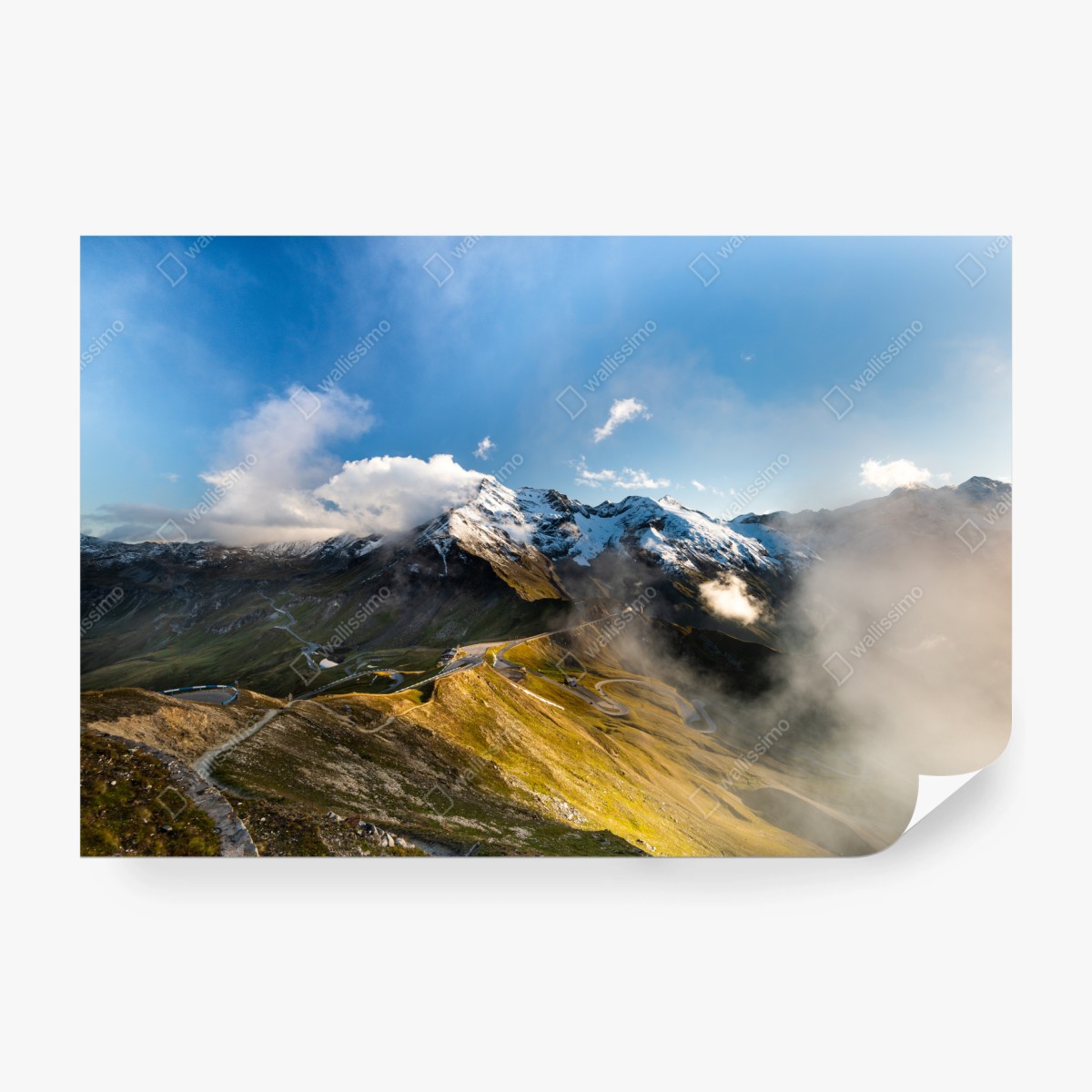 Fototapete Grossglockner panoramastraße in den Alpen – Wallnifity®