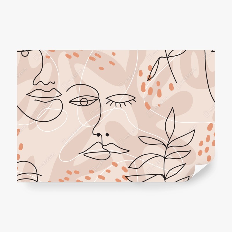 Fototapete nebliger grüner wald – Wallnifity®