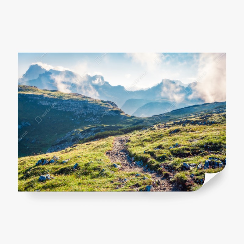 Fototapete Dubai skyline bei sonnenuntergang – Wallnifity®