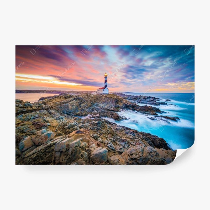 Fototapete sanftes aquarellmuster mit eukalyptusblättern – Wallnifity®