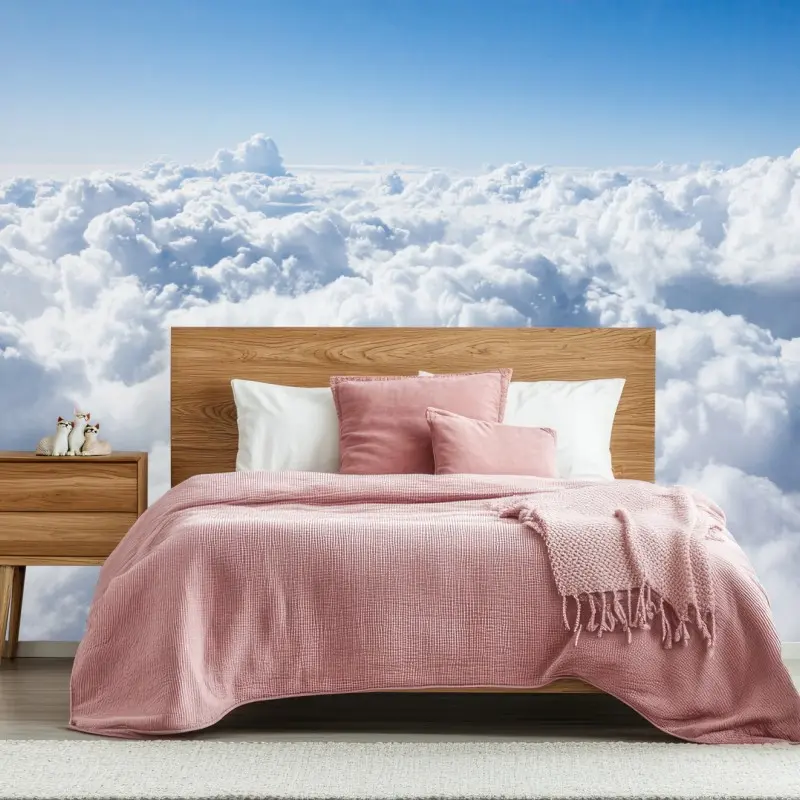 Fototapete ruhige wolkenlandschaft aus der luft