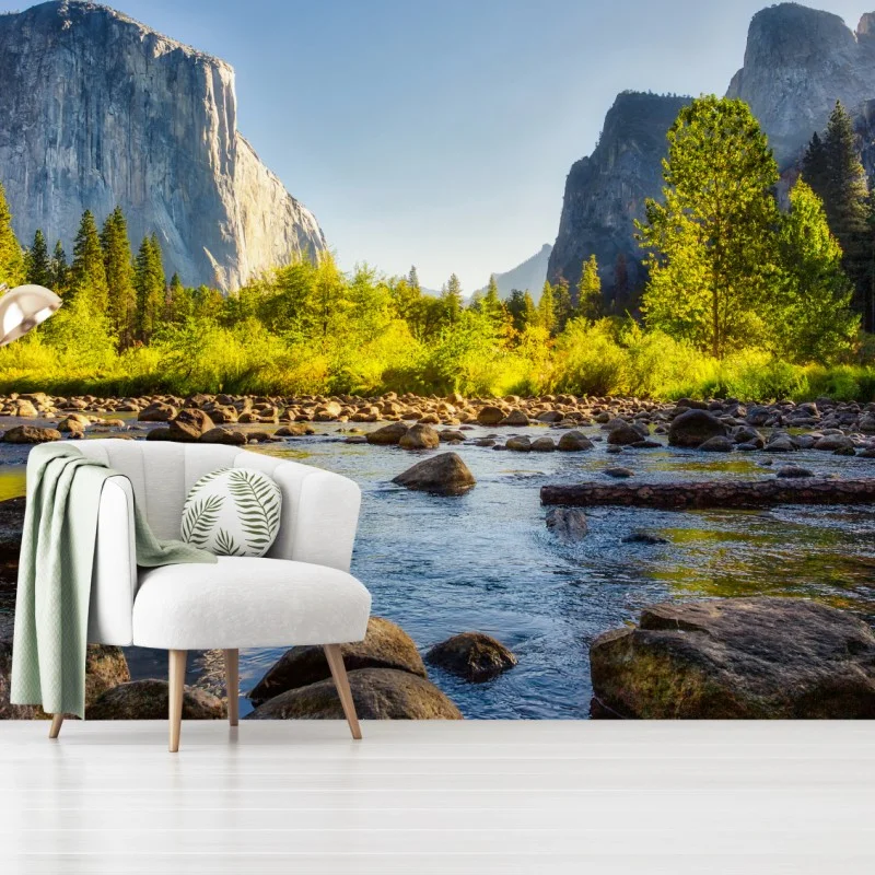 Fototapete goldenes flusstal – Wallnifity® Fototapete goldenes flusstal – Wallnifity®