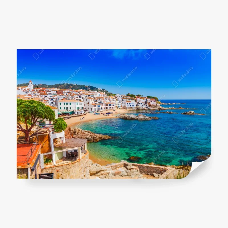 Fototapete festung Agios Nikolaos im Hafen Mandraki, Rhodos – Wallnifity®