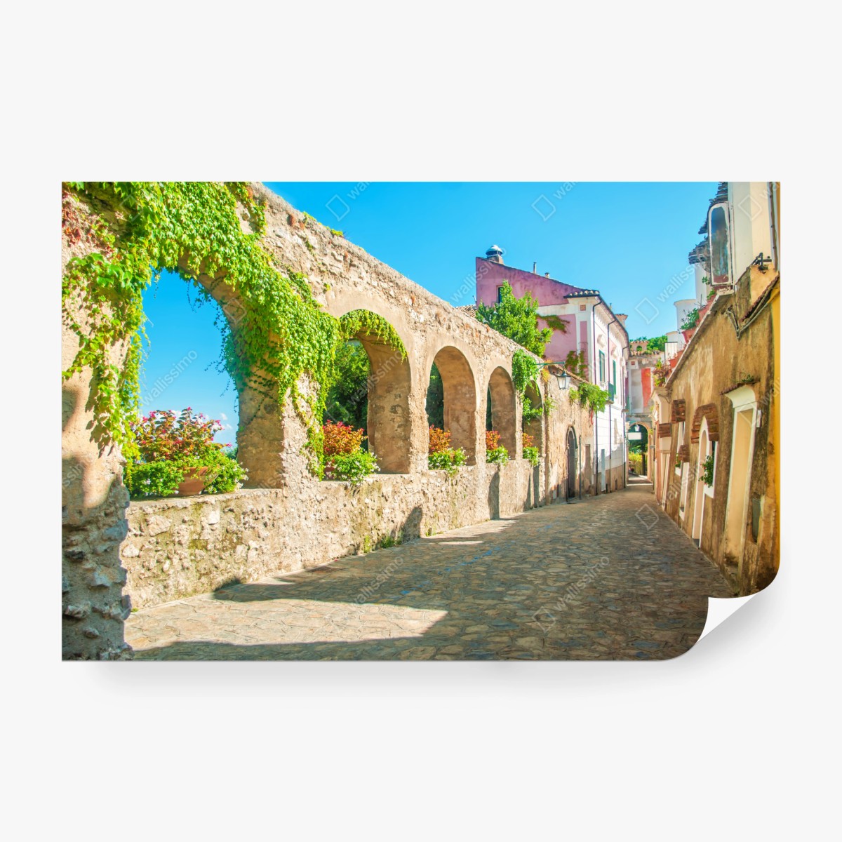 Fototapete sonnige bögen in Ravello – Wallnifity®