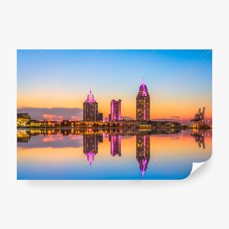 Fototapete tiefblauer marmor abstrakt – Wallnifity®