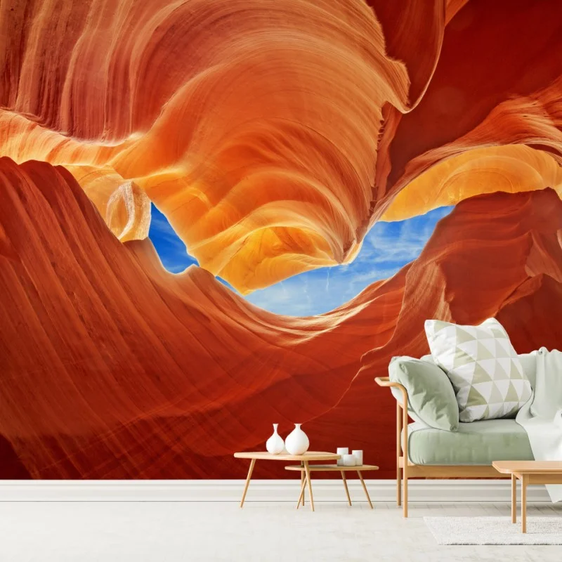 Fototapete Antelope Canyon geschwungene sandsteinformationen – Wallnifity®