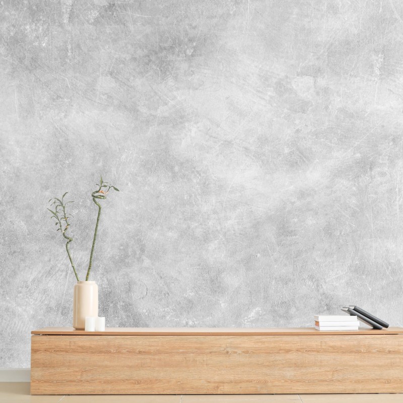 Fototapete subtile graue betonstruktur – Wallnifity®