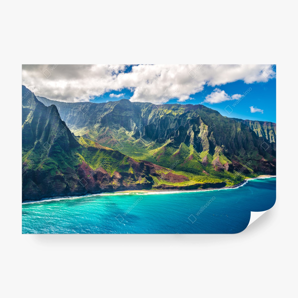 Fototapete majestätische küstenlandschaft Hawaii – Wallnifity®