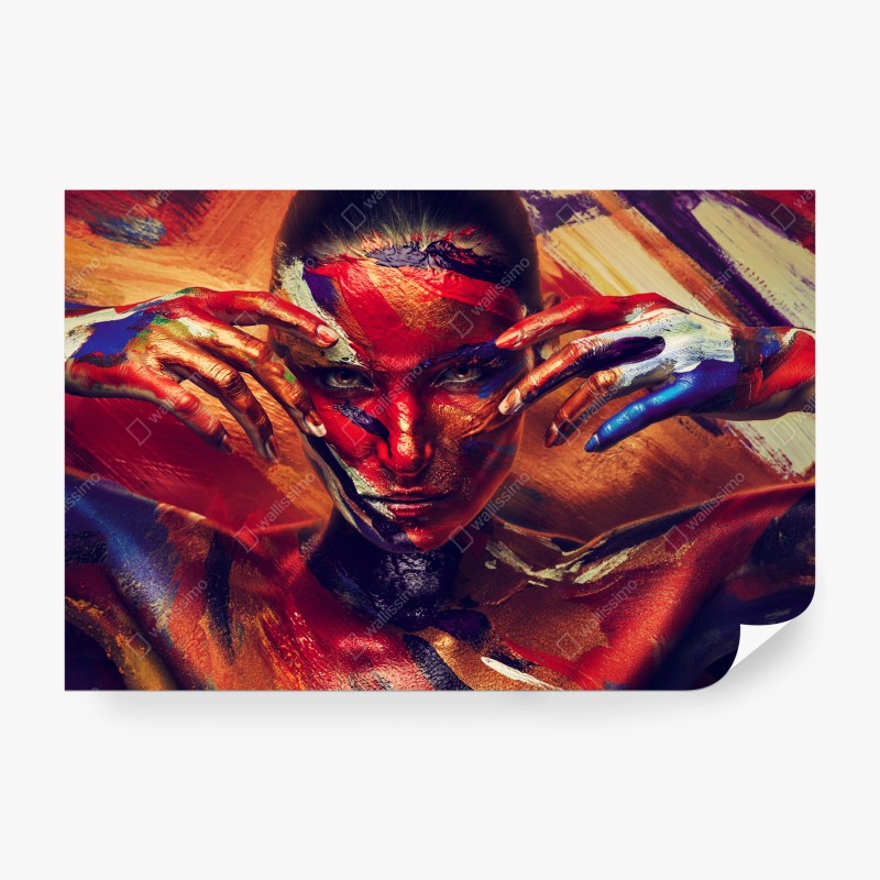 Fototapete waldfüchse muster für kinderzimmer – Wallnifity®