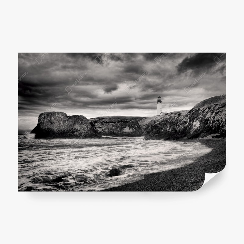 Fototapete nebliger bergwald im dunst – Wallnifity®