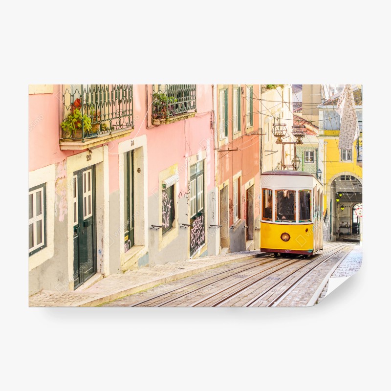 Fototapete mediterraner blick durch eine arkade – Wallnifity®