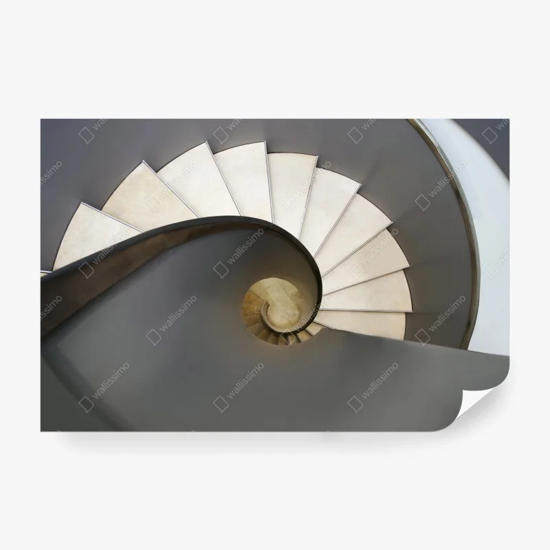 Fototapete spiraltreppe abstrakte komposition – Wallnifity® Fototapete spiraltreppe abstrakte komposition – Wallnifity®