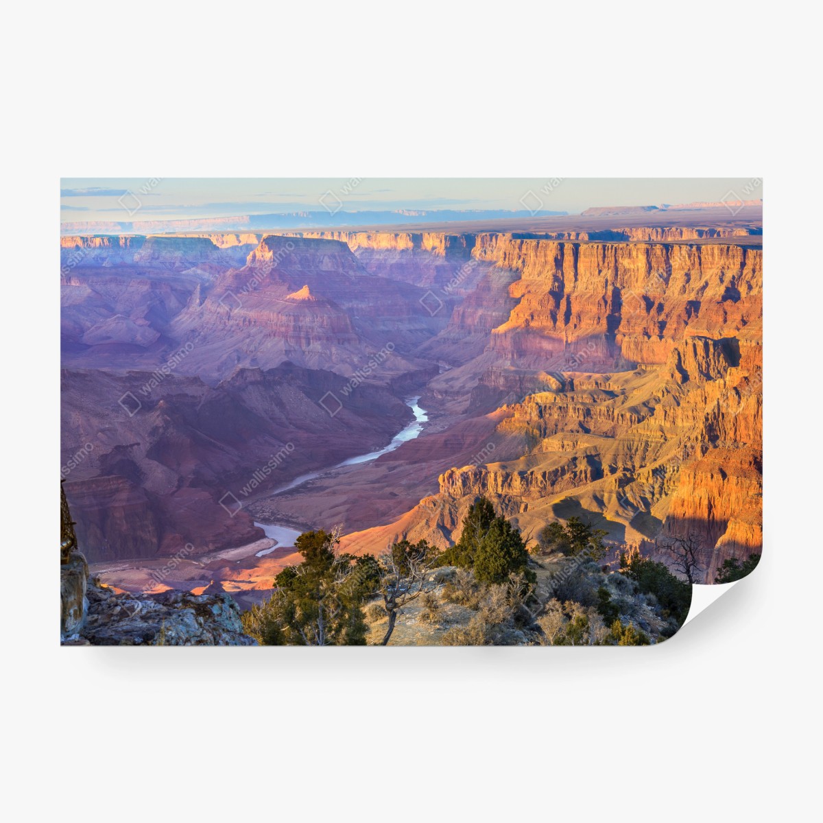 Fototapete Grand Canyon bei dämmerung panorama – Wallnifity®