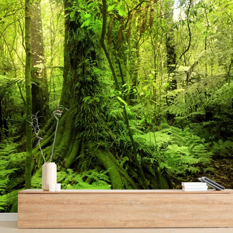 Fototapete üppiger tropischer dschungel – Wallnifity®
