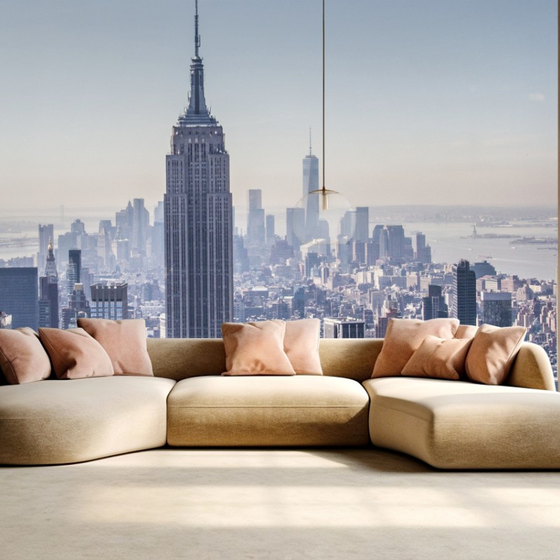 Fototapete New York skyline mit Empire State Building – Wallnifity®