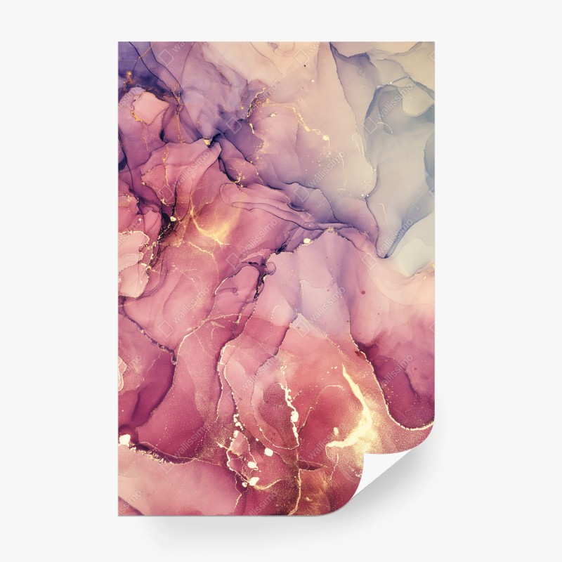 Fototapete lebendige geometrische komposition – Wallnifity®