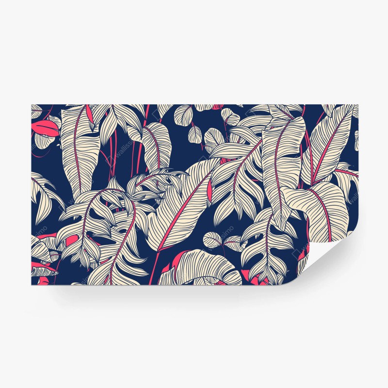 Fototapete Reine winterlicher fjord in den Lofoten – Wallnifity®