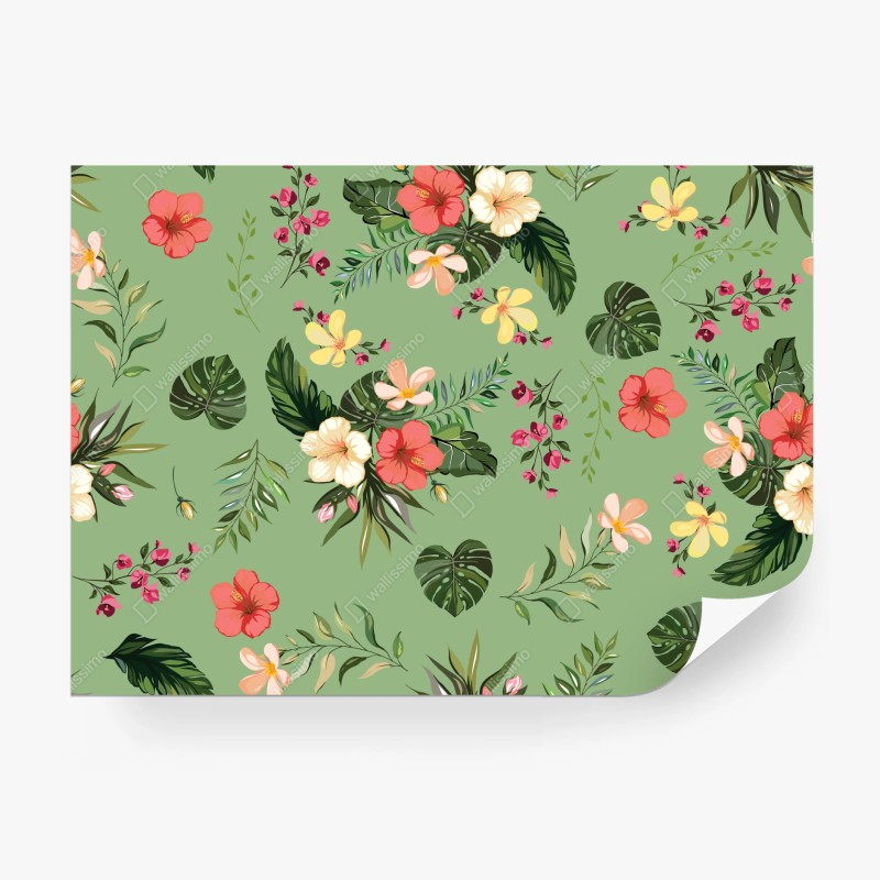 Fototapete küchen tafel-doodle-muster – Wallnifity®