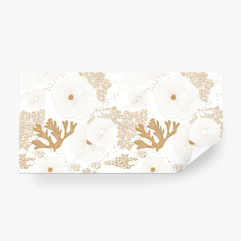 Fototapete zarte löwenzahn-aufnahme in sanftem blau – Wallnifity®