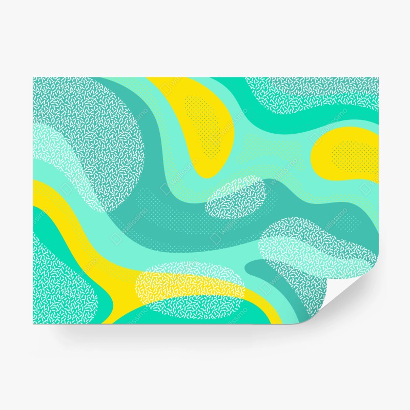 Fototapete nebliger nadelwald im morgengrauen – Wallnifity®