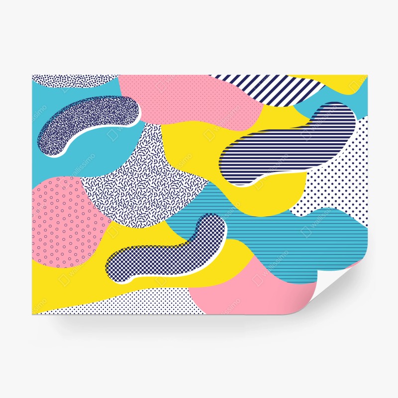 Fototapete tropisches kakadu-blumenmuster – Wallnifity®