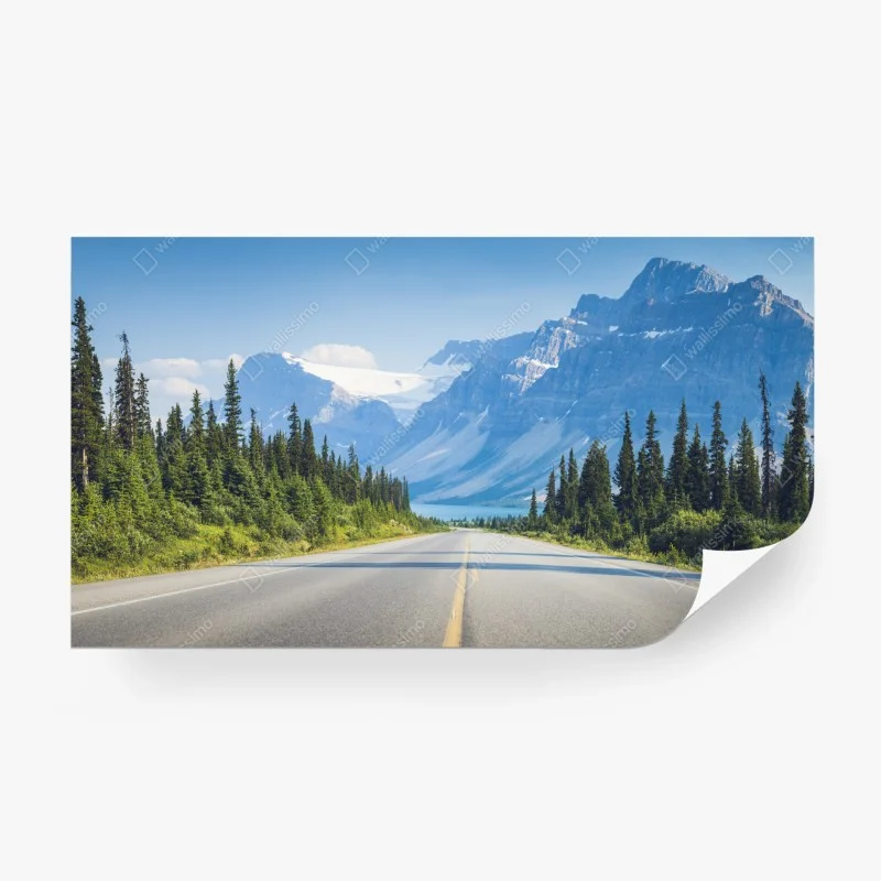 Fototapete sonniges Dorf Oia, Santorini – Wallnifity®