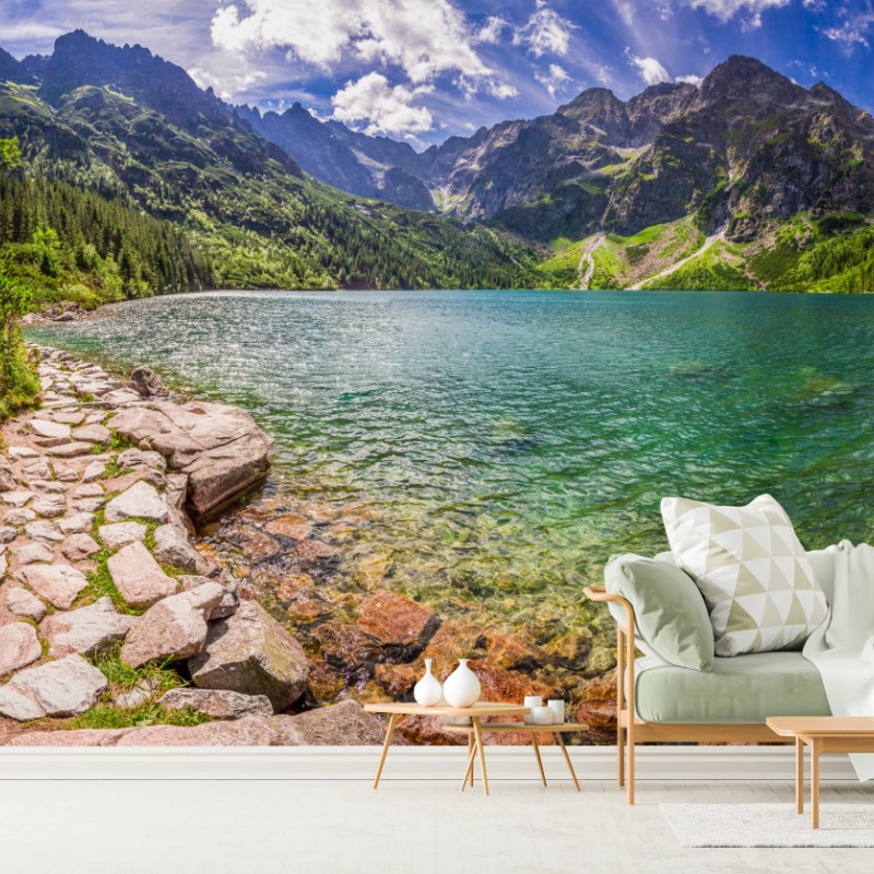 Fototapete panorama Morskie Oko, Tatra – Wallnifity®