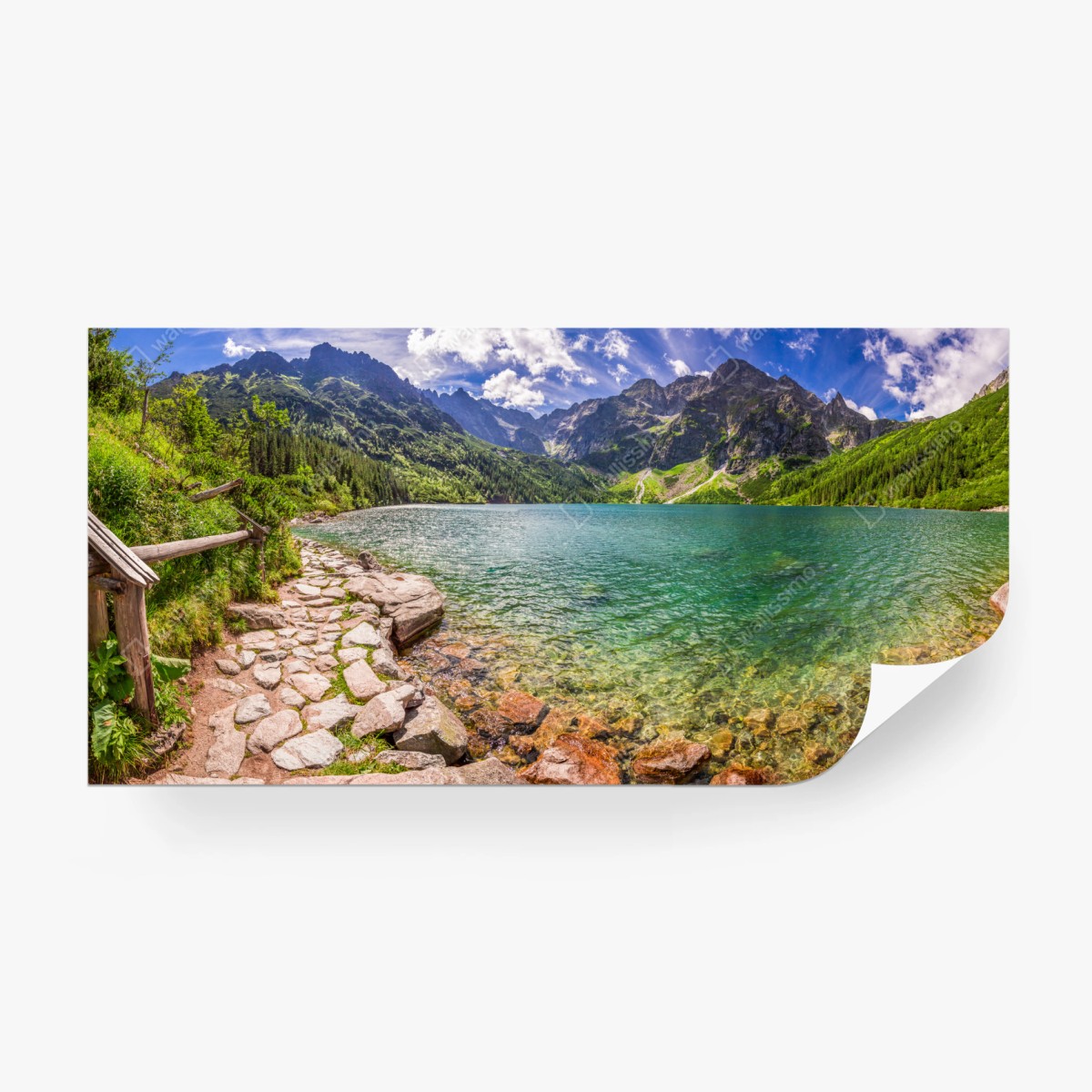Fototapete panorama Morskie Oko, Tatra – Wallnifity®