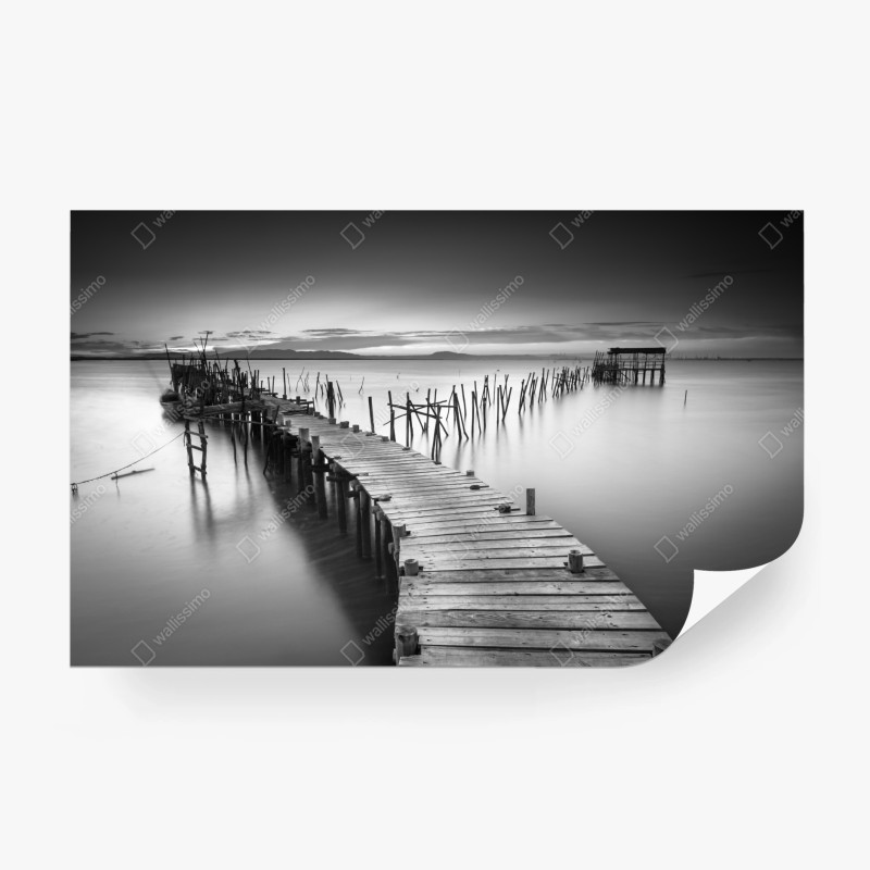 Fototapete lebendige violette abstrakte komposition – Wallnifity®