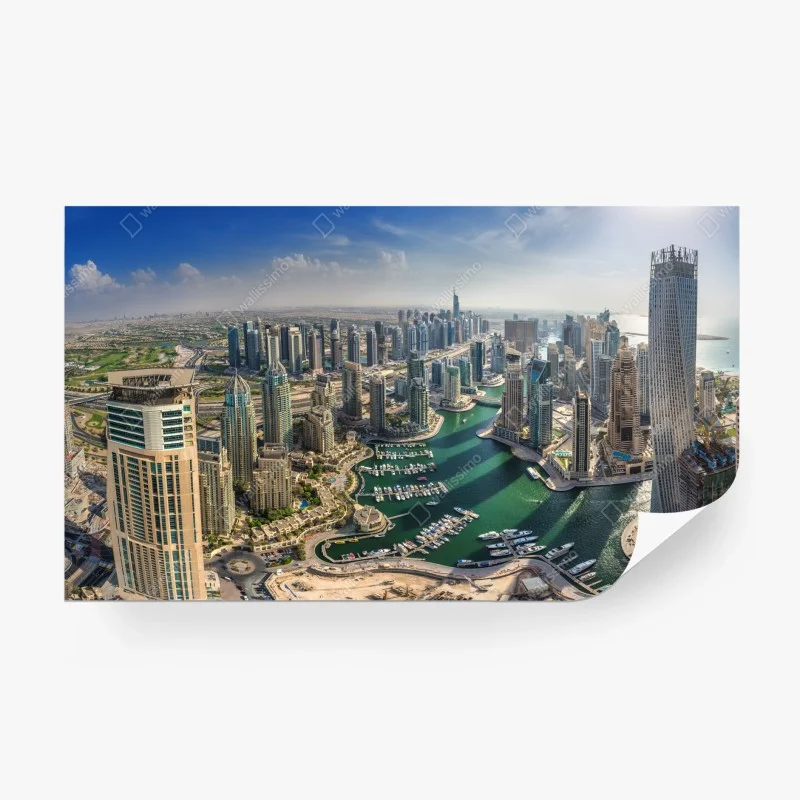 Fototapete Dubai Marina panorama skyline