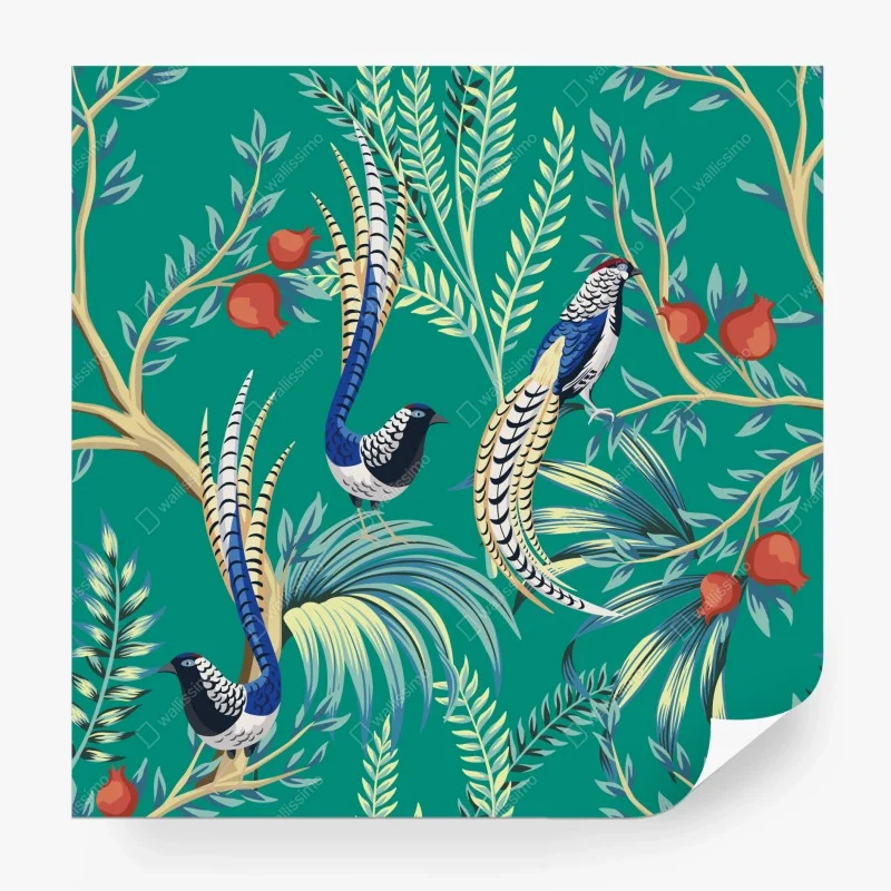 Fototapete drei rote tulpen vor schwarzem hintergrund – Wallnifity®