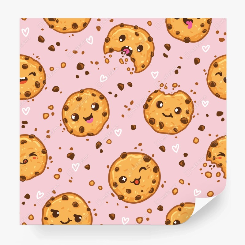 Fototapete elegante goldene linien blumenillustration – Wallnifity®