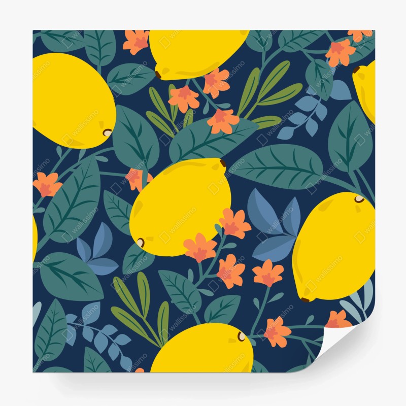 Fototapete pastelliger sonnenuntergang über ruhigem meer – Wallnifity®