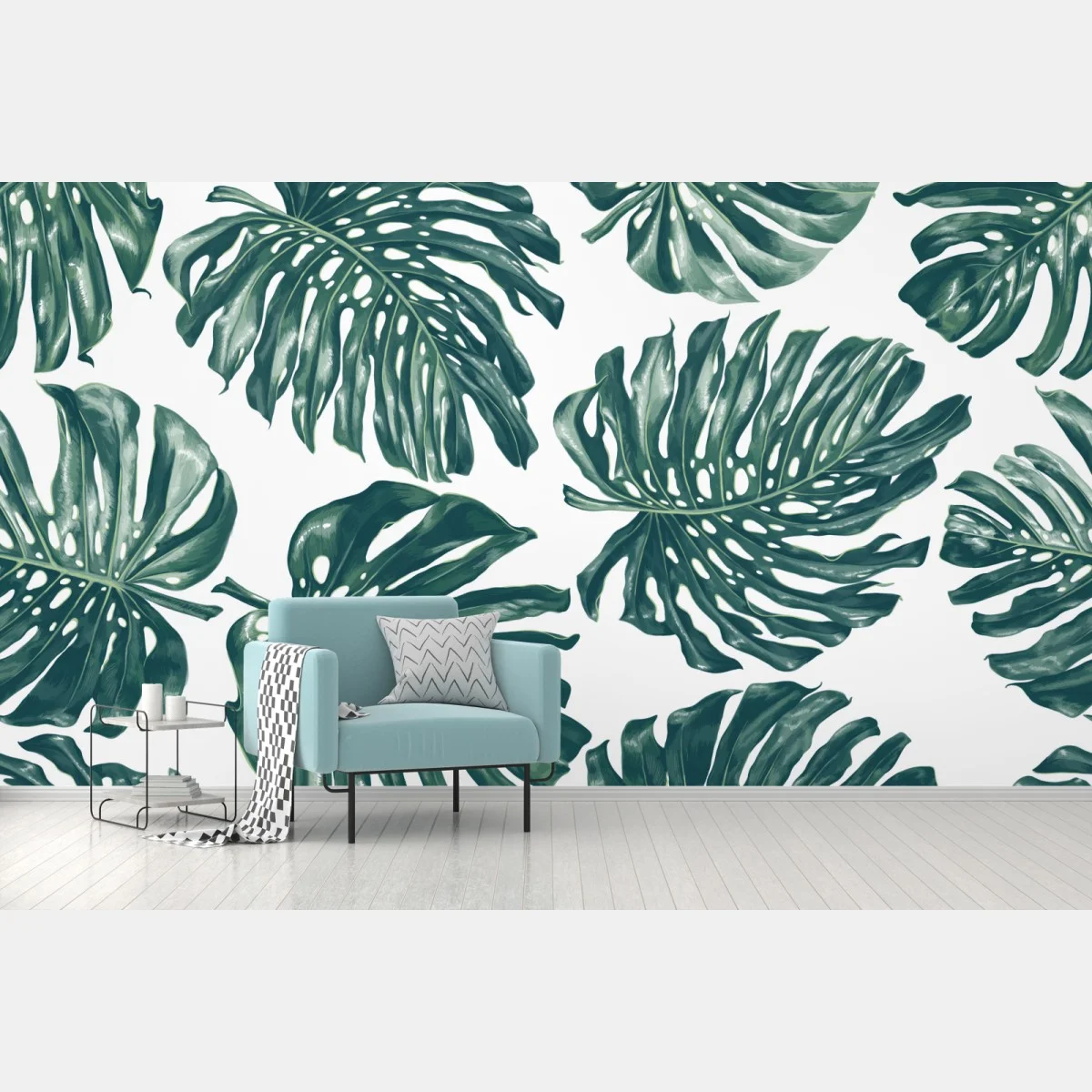Fototapete monstera blatt botanisches muster – Wallnifity® Fototapete monstera blatt botanisches muster – Wallnifity®