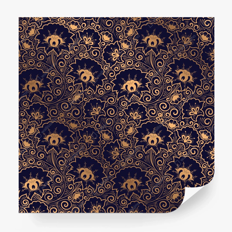 Fototapete ruhiger kiefernwald am see – Wallnifity®