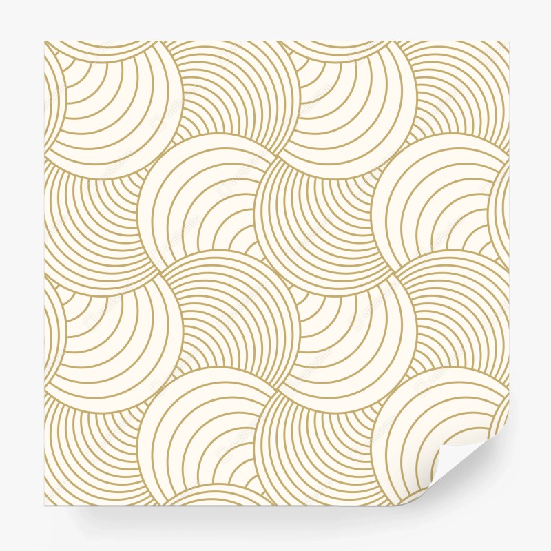 Fototapete handgezeichnetes muster von friseurwerkzeugen – Wallnifity®