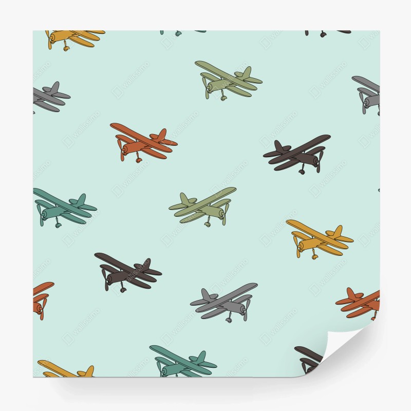 Fototapete frachter im hangar - frontansicht des jets – Wallnifity®